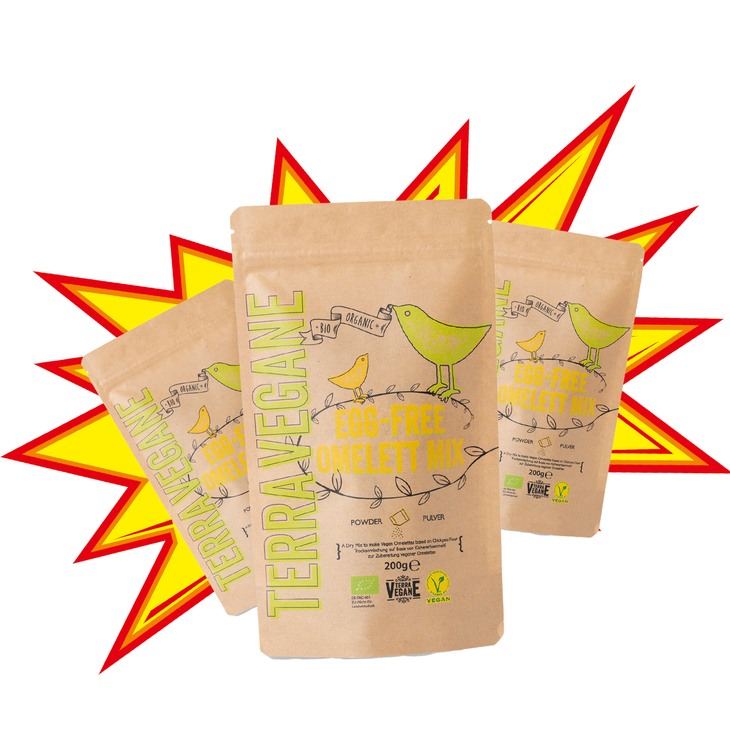 3x OMELETT PACK, BIO/Organic
